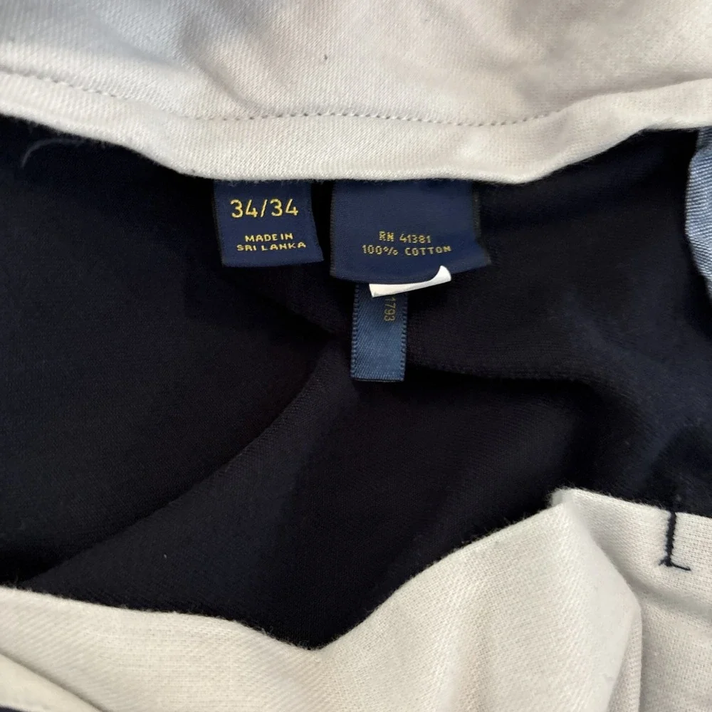 Polo Ralph Lauren Classic Fit Pants Navy Blue 34 x 34 KD